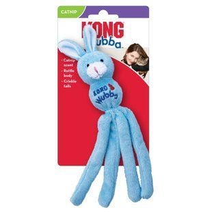 Іграшка для котів Kong Wubba Bunny 20 см - колір в асортименті - masterzoo.ua