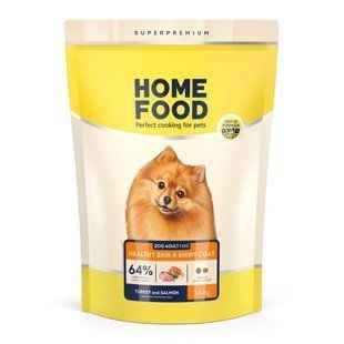 Cухой корм для собак Home Food Healthy Skin and Shiny Coat Mini Adult 1,6 кг - индейка и лосось - masterzoo.ua
