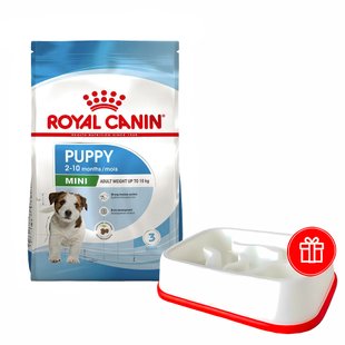 Сухий корм для цуценят Royal Canin Mini Puppy 2 кг + годівниця у подарунок - masterzoo.ua