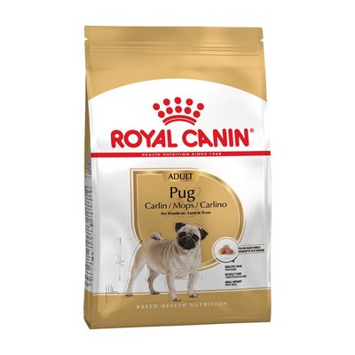 Сухой корм для взрослых собак породы мопс Royal Canin Pug Adult 3 кг (домашняя птица) - masterzoo.ua