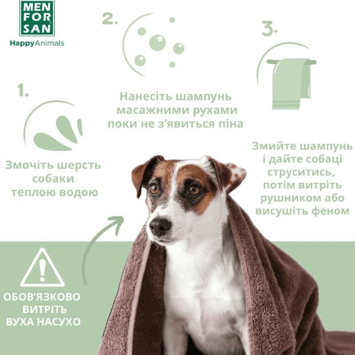 Menforsan Conditioner шампунь-кондиціонер для собак 300 мл - полуниця - masterzoo.ua