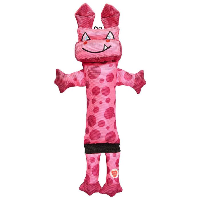 Іграшка для собак GimDog Робот рожевий з пискавкою 38 см (текстиль) - masterzoo.ua