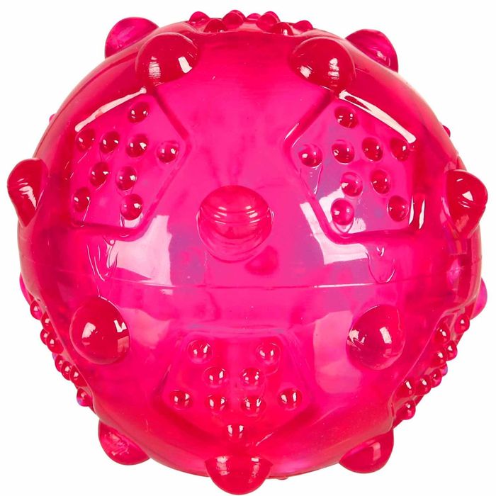 Игрушка для собак Trixie Мяч игольчатый с пищалкой d=7 см (термопластичная резина, цвета в ассортименте) - masterzoo.ua