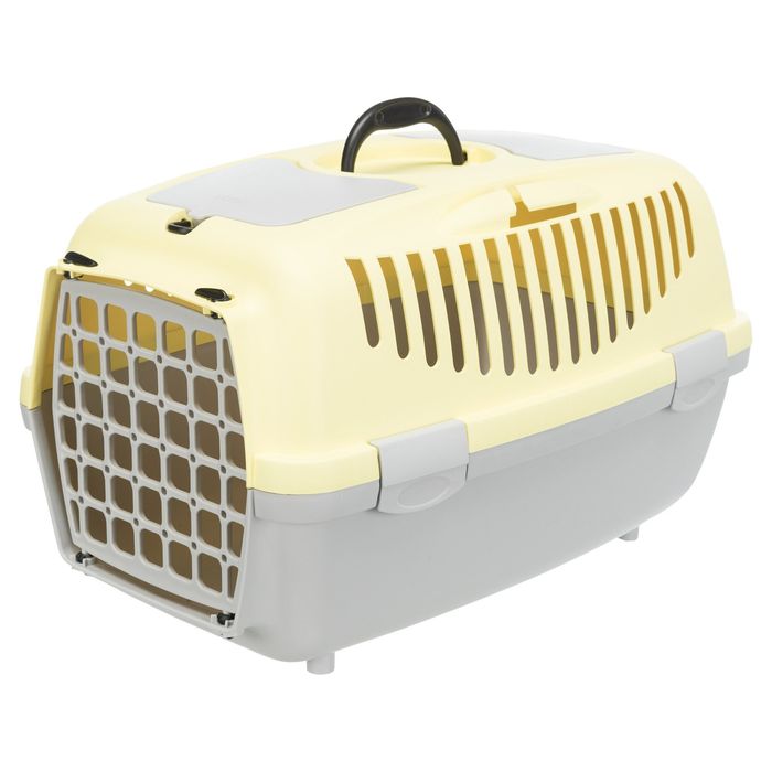 Контейнер-переноска для собак и котов весом до 8 кг Trixie «Capri 2» 37 x 34 x 55 см (жёлтая) - masterzoo.ua