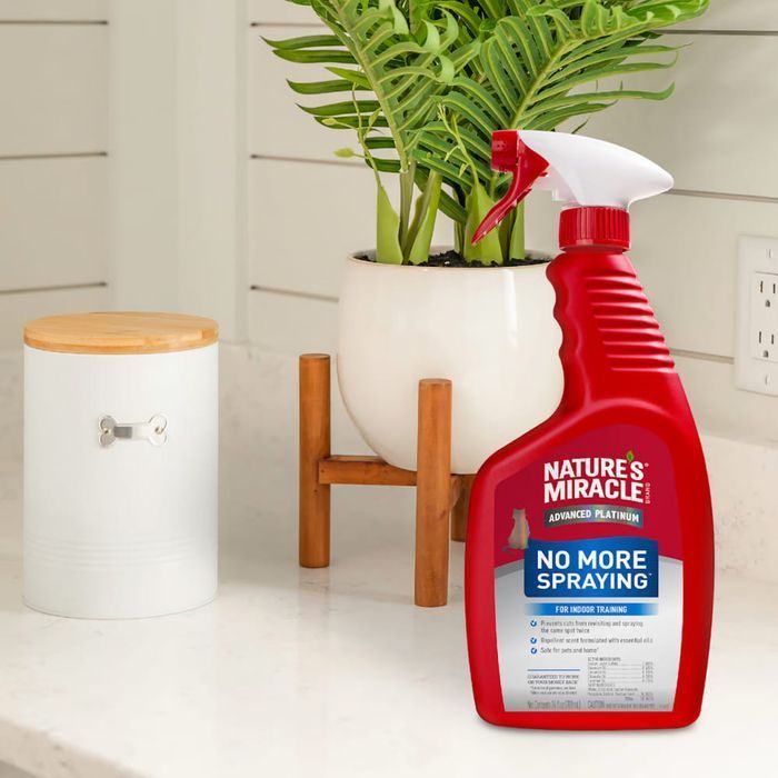 Спрей Nature's Miracle &laquo;Stain & Odor Remover. No More Spraying&raquo; для видалення плям і запахів від котів, та проти повторних міток 709 мл - masterzoo.ua