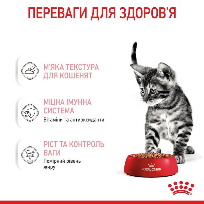 Вологий корм для кошенят Royal Canin Kitten Sterilised in gravy pouch 85 г - домашняя птица - masterzoo.ua