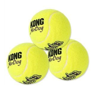 Kong SqueakAir Balls іграшка для собак S 5,1 см 3 шт - жовтий - masterzoo.ua
