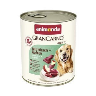 Вологий корм для собак Animonda GranCarno Adult 800 г - свинина, оленина та яблуко - masterzoo.ua
