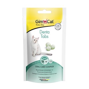 Таблетки для кошек GimCat Denta Tabs 40 г - masterzoo.ua