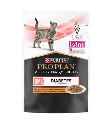 Вологий корм для котів Pro Plan Veterinary Diets Diabetes Managment pouch 85 г - яловичина - masterzoo.ua