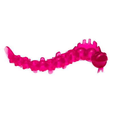 Игрушка для собак Comfy Червяк для лакомств 22 x 8 см (резина, цвет: розовый) - masterzoo.ua