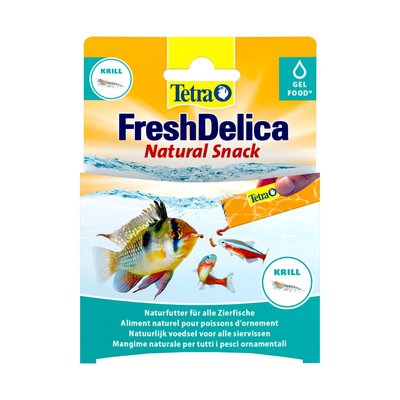 Ласощі для риб Tetra Fresh Delica желе криль 48 г - masterzoo.ua