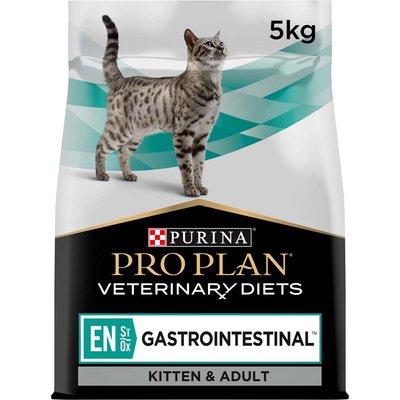 Сухой корм для кошек, при заболеваниях желудочно-кишечного тракта Pro Plan Veterinary Diets EN Gastrointestinal 5 кг (курица) - masterzoo.ua