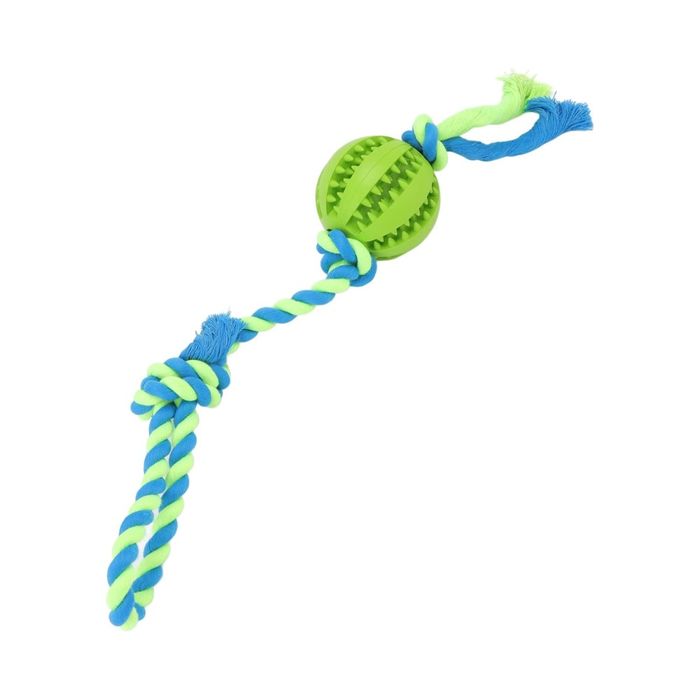 Іграшка для собак MasterZoo М'ячик з мотузками 5 см - masterzoo.ua