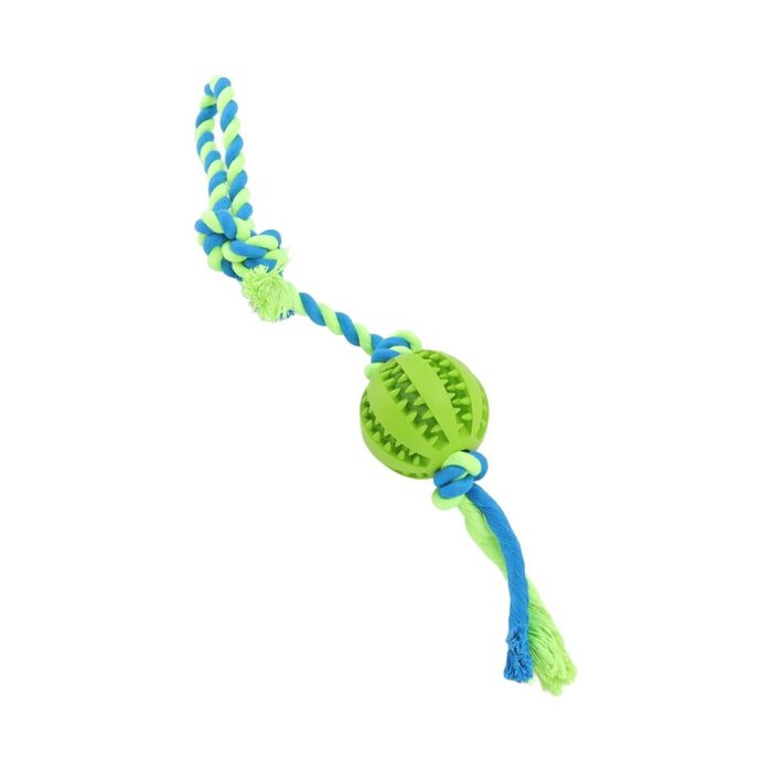 Игрушка для собак MasterZoo Мячик с веревками 5 см - masterzoo.ua