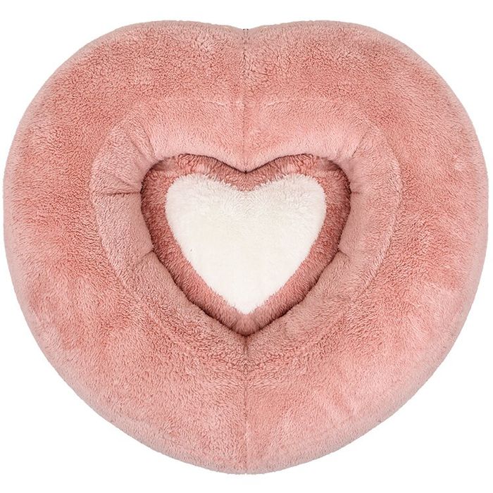 Лежак Puppy Angel «Heart Cushion» 62 x 55 x 18 см (розовый) - dgs - masterzoo.ua