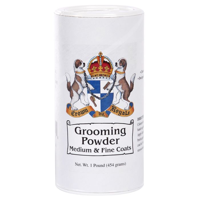 Пудра для котів та собак Crown Royale «Grooming Powder Medium & Fine Coats» 454 г (для тонкої та шовковистої шерсті) - masterzoo.ua