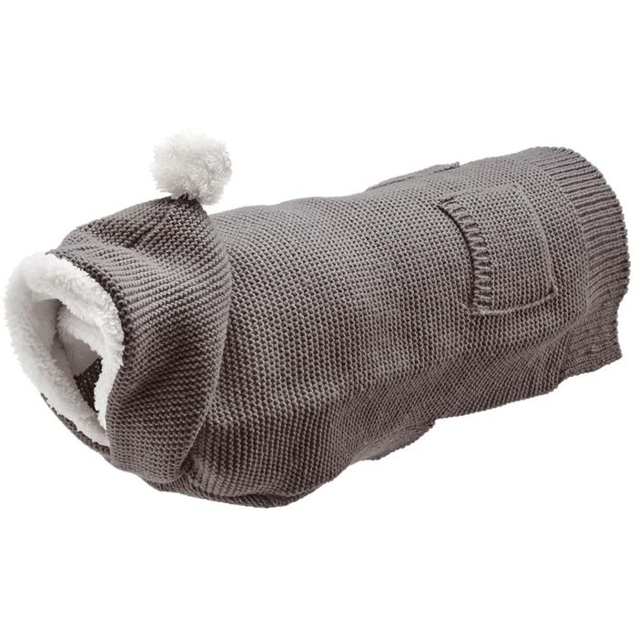 Пуловер для собак Hunter Rögla довжина спини 25 см (сірий) - masterzoo.ua