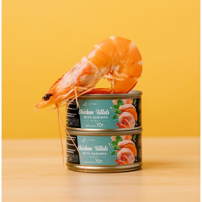 Вологий корм для кошенят Savory Kitten 70 г - курка та креветка - masterzoo.ua