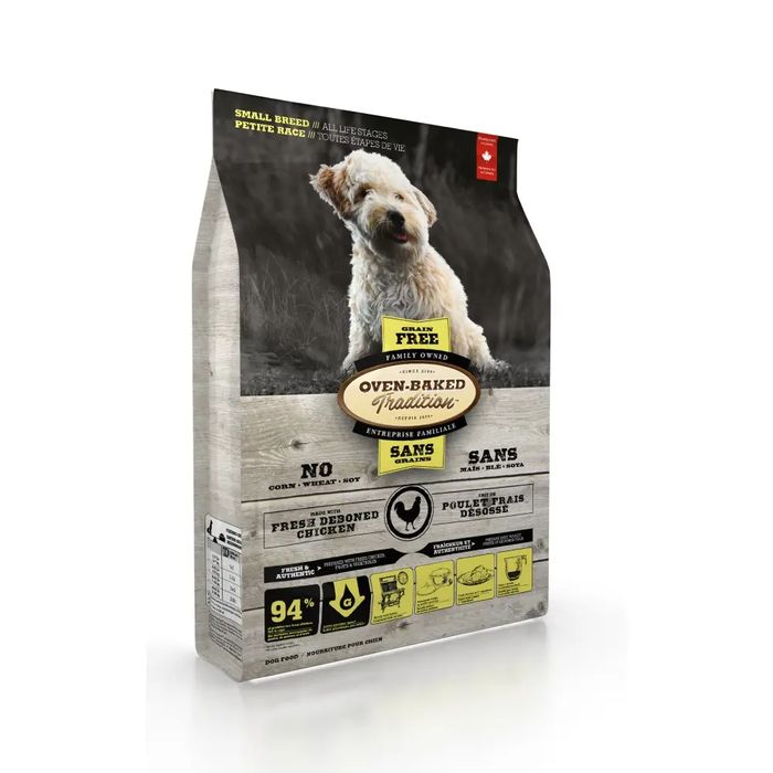 Сухой корм Oven-Baked Tradition Dog Small Breed Grain Free 2,27 кг - курица - masterzoo.ua