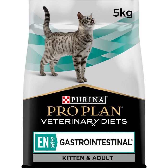 Сухий корм для котів при захворюваннях шлунково-кишкового тракту Pro Plan Veterinary Diets EN Gastrointestinal 5 кг - індичка - masterzoo.ua