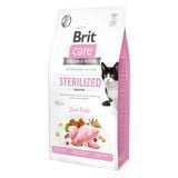 Сухой корм для кошек Brit Care Cat Grain Sterilized Sensitive 7 кг - кролик - masterzoo.ua