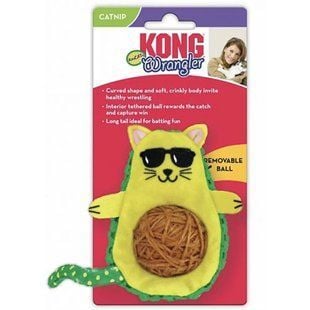 Іграшка для котів Kong Wrangler AvoCATo 7,6 см - різнокольоровий - masterzoo.ua
