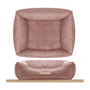 Milk & Pepper Palais Royal диван для собак 75х55х20 см - рожевий - masterzoo.ua