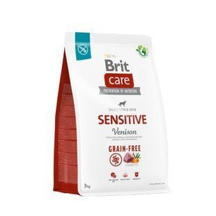 Cухий корм для собак Brit Care Grain-free Sensitive 3 кг - оленина - masterzoo.ua