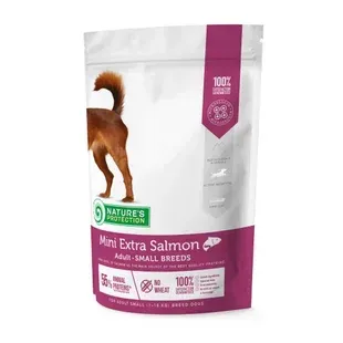 Cухий корм для собак Nature's Protection Mini Extra Small Breeds 500 г - лосось