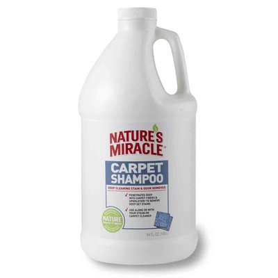 Знищувач Nature's Miracle «Stain & Odor Remover. Carpet Shampoo» для видалення плям і запахів на килимах 1,89 л - masterzoo.ua