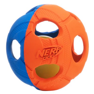 Іграшка для собак Nerf М'яч, що світиться d=9 см (гума) - masterzoo.ua