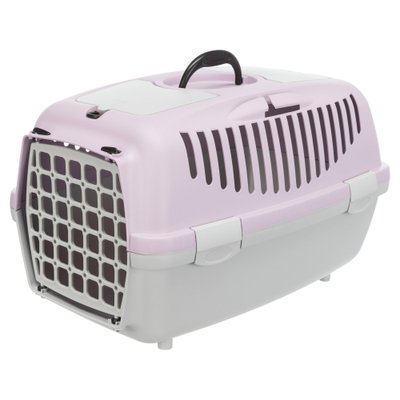 Контейнер-переноска для собак та котів вагою до 8 кг Trixie «Capri 2» 37 x 34 x 55 см (рожева) - masterzoo.ua