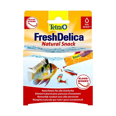 Ласощі для риб Tetra Fresh Delica желе мотиль 48 г - masterzoo.ua