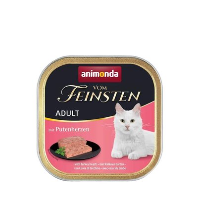 Влажный корм для кошек Animonda Vom Feinsten Adult 100 г - индюшиные сердца - masterzoo.ua