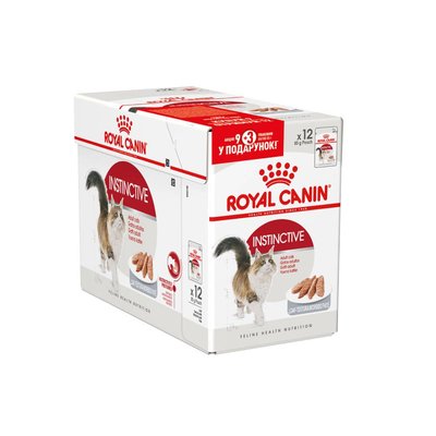 Вологий корм для котів Royal Canin Instinctive Loaf pouch 9+3 шт х 85 г - masterzoo.ua