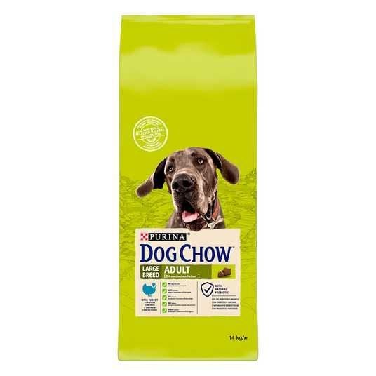 ≡ Cухий корм для собак Dog Chow Adult Large Breed 14 кг - індичка