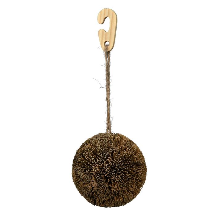 Іграшка для гризунів Trixie М'яч підвісний d=10 см (натуральні матеріали) - masterzoo.ua