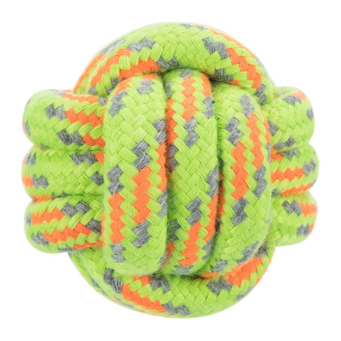 Игрушка для собак Trixie Мяч плетёный d=6 см (текстиль, цвета в ассортименте) - masterzoo.ua