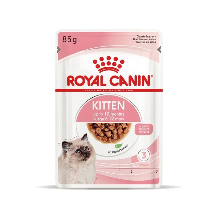 Корм для кошенят Royal Canin Kitten 2 кг + pouch 12 шт х 85 г + інтерактивна годівниця - masterzoo.ua