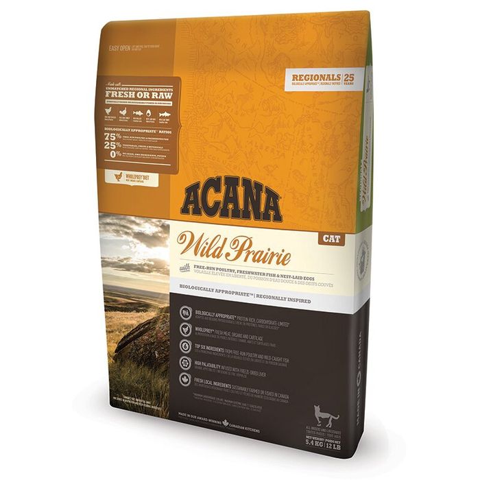 Сухой корм для взрослых кошек Acana Wild Prairie 5,4 кг - ассорти - masterzoo.ua