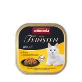 Вологий корм для котів Animonda Vom Feinsten Adult with Turkey in Tomato sauce | 100 г (індичкау томатному соусі)