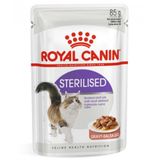 Вологий корм для стерилізованих котів Royal Canin Sterilised Gravy pouch 85 г  (домашня птиця)