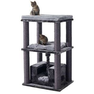 Когтеточка-комплекс для кошек Nobby Brida 60x48х100 см - серый - masterzoo.ua