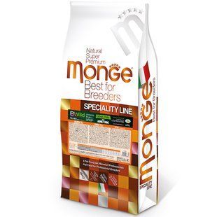 Cухой корм для собак Monge Bwild Grain Free Mini 15 кг - утка - masterzoo.ua