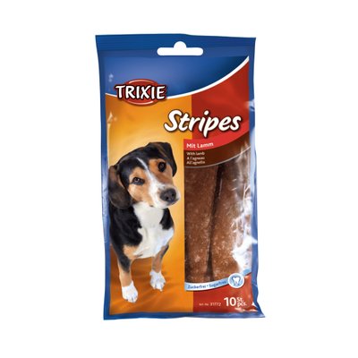 Ласощі для собак Trixie Stripes 100 г (ягня) - masterzoo.ua