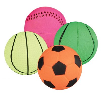 Игрушка для собак Trixie Мяч d=3,8 см / d=4,5 см (вспененная резина, цвета в ассортименте) - masterzoo.ua