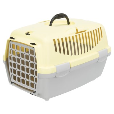 Контейнер-переноска для собак и котов весом до 6 кг Trixie «Capri 1» 32 x 31 x 48 см (жёлтая) - dgs - masterzoo.ua
