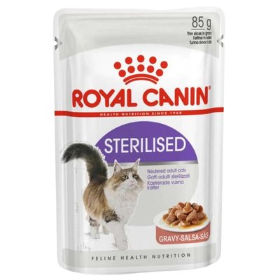 Влажный корм для кошек Royal Canin Sterilised Gravy pouch 85 г - masterzoo.ua