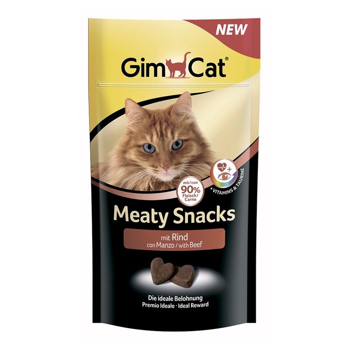 Ласощі для котів GimCat Meaty Snacks 35 г (яловичина) - masterzoo.ua